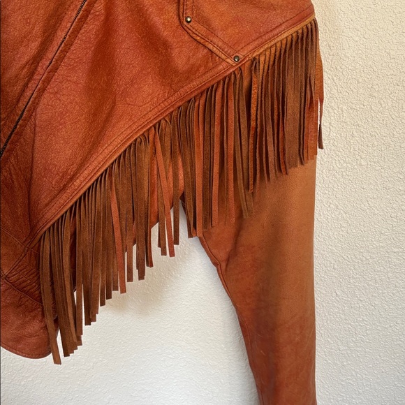RARE‎ Wilson’s Fringe Leather Jacket - Picture 6 of 12